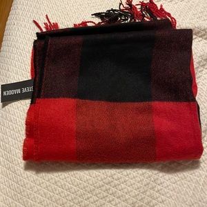 Steve Madden Plaid Scarf.